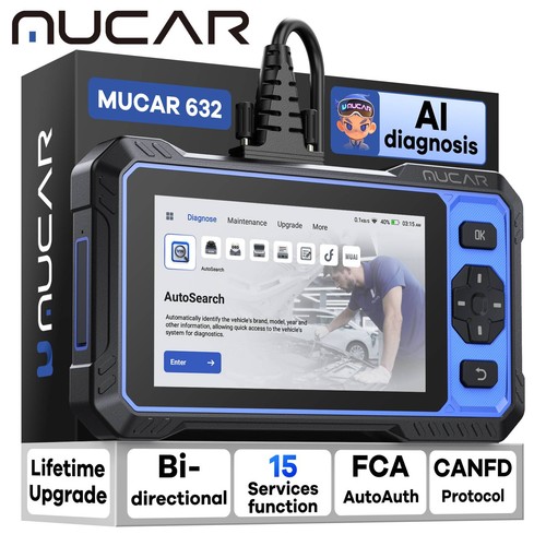 Mucar 632 bidirectional obd2 - mucar,